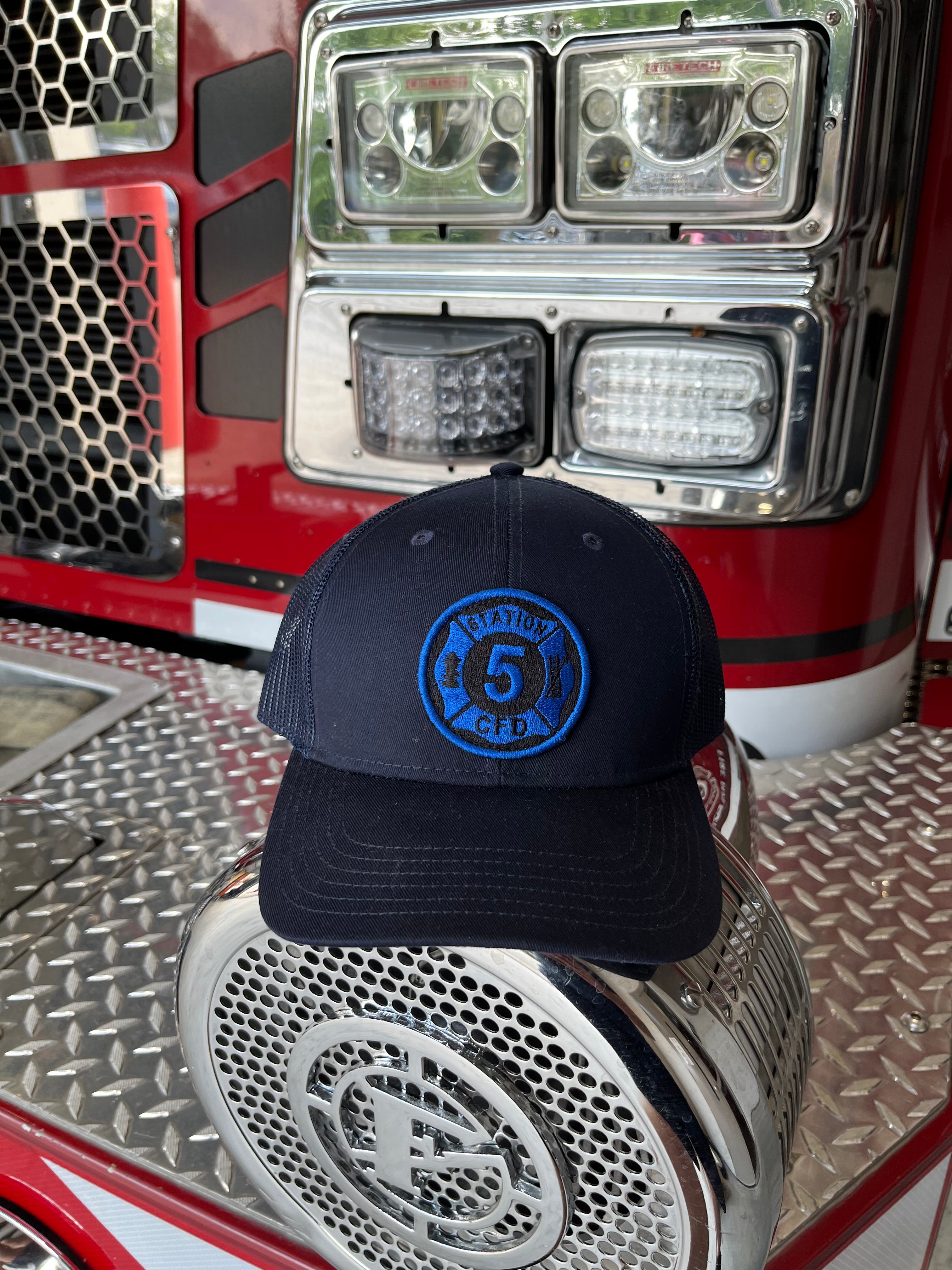 Fireman Up Maltese Logo Flexfit Firefighter Hat