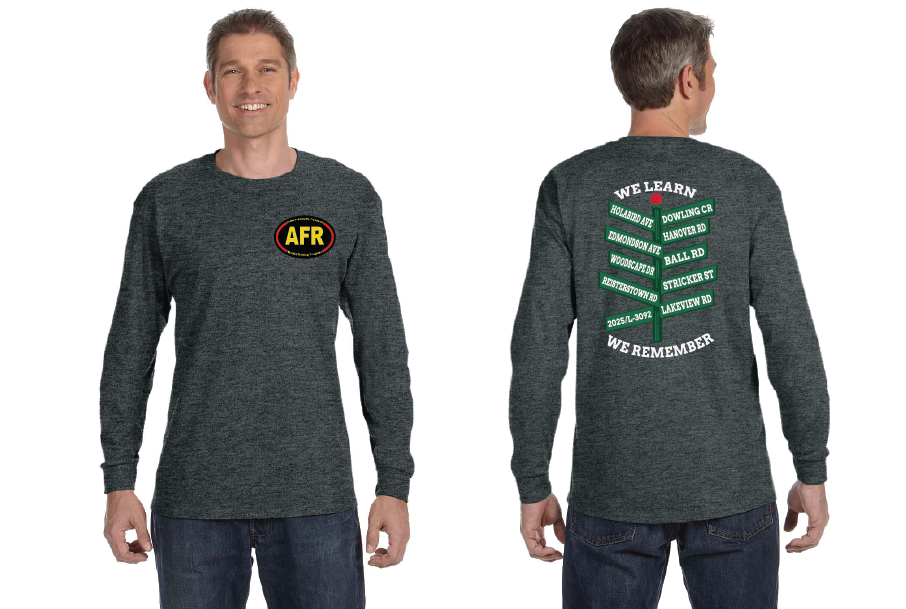 AFR Street Sign-Gray